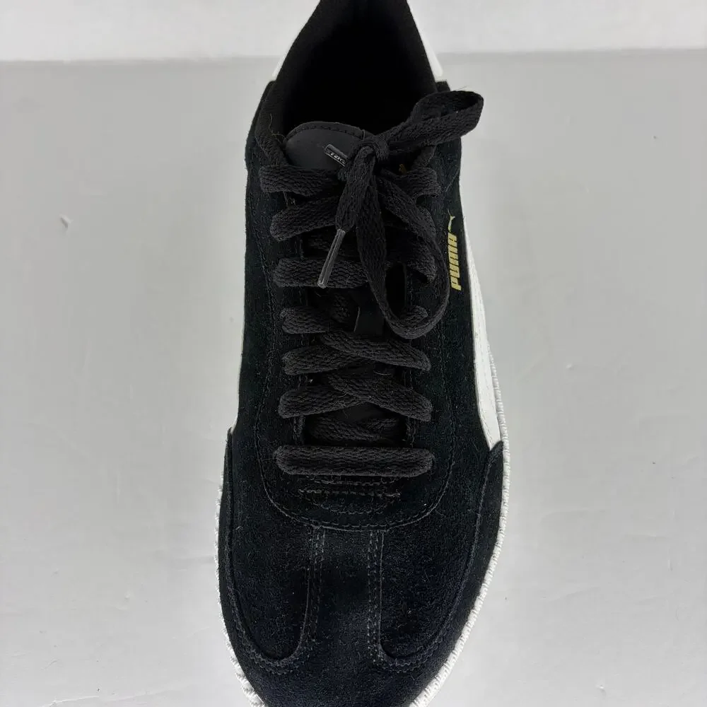 Puma Astro Cup Suede Sneakers Black White Gold Men's Size 11